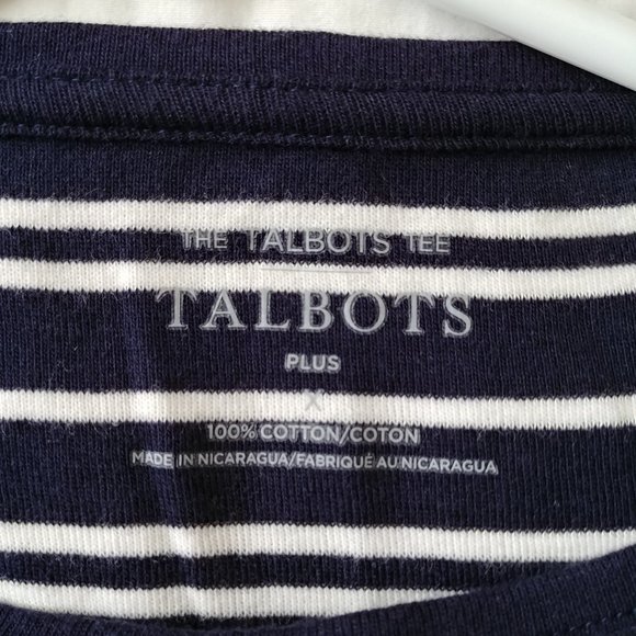 ****TALBOTS  PLUS SIZE X COTTON TOP BLOUSE*** - Picture 7 of 12